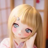 XYGO 90cm AAカップ 悠米ヘッド  金髪ロング セーラー風衣装を着た美少女 可愛い二次元ラブドール 宣伝写真はソフトビニールヘッド＋TPEボディ 宣伝写真と同じ衣装も付属 カスタマイズ可能