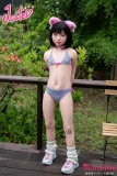 Jcute 幼澪 AGB37 ショートヘアスタイル 正面立ち姿 色気ある水着姿 幼い顔のラブドール