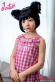 J-cute 未陽 124cm 立ち姿 可愛いリアル美少女 セックス人形 ピンクトップスを着たドール