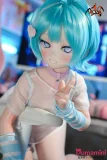 mozudoll 121cm Saki 透き通る衣装を着た美少女 ピーズポーズ 二次元ラブドール