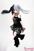 XYGO 145cm Aカップ R05ヘッド 小暗  ツートンヘアのアニメ美少女 ゴシックスタイル 宣伝写真はシリコンヘッド＋TPEボディ カスタマイズ可能