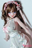 花坂由香 Elsababe 144cm フリル付き衣装 リボンアクセがつくダッチワイフ 側面ビュー