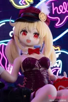 MW Girl(魔物姫)  115cm バスト中 嘟嘟可 原神 クレーコス 金髪ツインテール 赤の瞳 明るい笑顔のアニメ美少女 フルシリコン製 二次元ラブドール