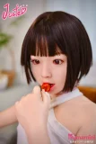 Jcute 128cm AGB38 未陽 正面顔 サクランボを食べる姿 ショートヘア リアルラブドール