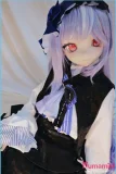 赤い瞳のアニメスタイルドール 紫髪の可愛い二次元美少女ドール