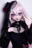 Elsababe 140cm 花守薰 RAD047 ラベンダー色のロングヘア 口開けポーズ 紫の瞳 二次元ダッチワイフ