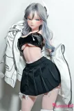 Elsababe 144cm 金枝汐 正面全身 立ち姿 スカートスタイル 未来風美少女ラブドール