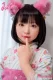 J-cute 128cm AGB37 幼澪ヘッド 黒髪ボブ 花柄浴衣風コーデのリアル美少女 フルシリコン製 リアルラブドール カスタマイズ可能