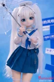 MWGirl 85cm アニメ美少女ラブドール 傘さしポーズ 萌え系フェイス 可愛い系 ロングヘア