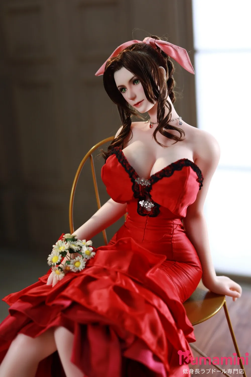 Mini Doll ミニドール【SIX HOUSE】70cm コスプレ風 ファイナルファンタジー アリス 二次元系 美少女ラブドール フルシリコン製