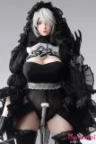 OtakuDoll 65cm 2B 黒のドレスを着たラブドール クール系
