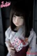 J-cute 128cm AGB35 楓ヘッド 黒髪 和風衣装 扇子を持つ美少女 ラブドール 宣伝画像はシリコンヘッド＋TPEボディ ボディ素材選択可能
