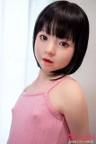 正面顔 128cm 低身長ラブドール 乳首の形が見える姿