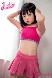 Jcute 低身長ラブドール ピンク衣装 頭を抱えるポーズ