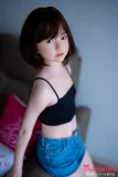128cm 側面イメージ 立ち姿のラブドール 未陽