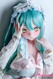 elsababe ミントロングヘア 頭を抱えるラブドール 140cm