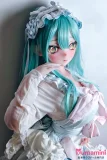 側面立ち姿の美少女 リアルラブドール Elsababe 140cm