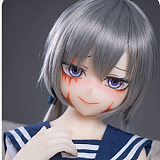 【お客様投稿写真】Aotume Doll M8ヘッド 145cm Bカップ 猫耳風美少女 萌え系ラブドール 二次元 宣伝画像はシリコンヘッド＋TPEボディ 素材選択可能