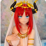 Aotume Doll #137 ルルカヘッド 145cm Bカップ アニメコス 二次元ラブドール 宣伝画像はシリコンヘッド＋TPEボディ 素材選択可能