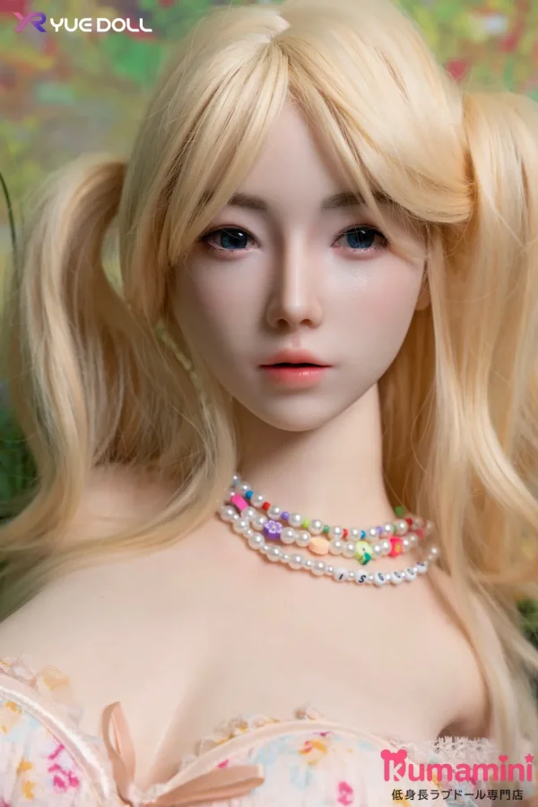 YUEdoll A6 甜甜（Tiantian）ヘッド 140cm Eカップ 金髪ツインテール 花柄レース衣装 リアルラブドール