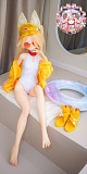 羊角社Croissant Doll 141cm AAカップ 圣娅 キツネ耳美少女 サマースタイル アニメラブドール 宣伝画像は手描きメイク