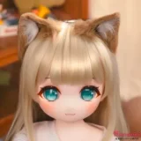 JSL DOLL 120cm AAカップ 小豆粉 猫耳美少女 可愛いアニメダッチワイフ 宣伝画像はソフビ製ヘッド+TPE製ボディ