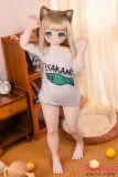 可愛い立ちポーズのラブドール ミニ体型 小豆粉