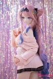 側面イメージ ヘアアクセ付き 等身大ラブドール 155cm