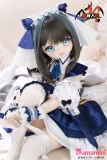 おとなしい座りポーズ リアルドール 小柄ボディ