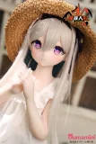 麦わら帽子を被ったラブドール mozudoll 可愛い系