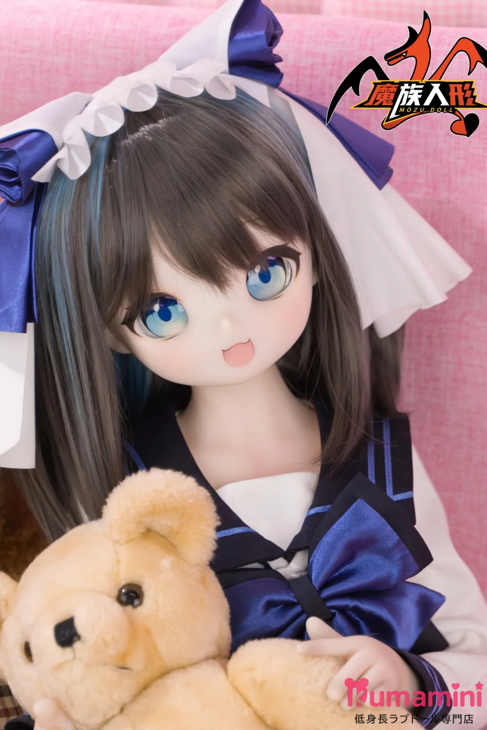 【在庫限り・再入荷なし】MOZU DOLL 【SSR級】二分 1/2ドール 猫猫  学園風ダッチワイフ アニメ美少女 宣伝画像はPVCヘッド＋TPE製ボディ 宣伝画像と同じセーラー服が付属