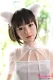 J-cute シームレス 144cm 貧乳 AGD38 遥（はるか）猫耳 純白ワンピース バスト平 リアルラブドール フルシリコン製  カスタマイズ可能