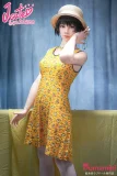 側面イメージ 花柄ワンピース 153cm 貧乳 清楚系美少女