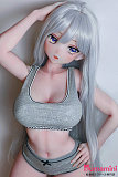 うつむくポーズ グレー下着 セックスドール 140cm