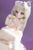 【納品待ち 即納特別価格10%OFF】DOLLTA 鈴 (Suzu) 112cm AAカップ 猫耳アニメラブドール 金髪ロングヘア 可愛い萌え系二次元キャラ 宣伝画像と同じ衣装も付属 フルシリコン製