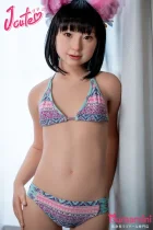 J-cute 133cm AGD29 琉華 黒髪ボブ エスニック柄ビキニ リアル美少女 アダルトドール ボディ材質選択可能 宣伝画像はフルシリコン製 ROSヘッドのみ
