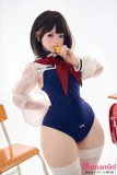肉感ある太もものリアルドール 指をかむ姿 125cm Jiusheng