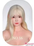 SHEDOLL 新作 70cm Eカップ トルソー  兮沅(Xiyuan)ヘッド ラブドール 掲載画像シリコン頭部＋TPEボディ ダッチワイフ
