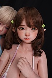 ブラウンヘア 清純系ラブドール 正面イメージ loxiヘッド