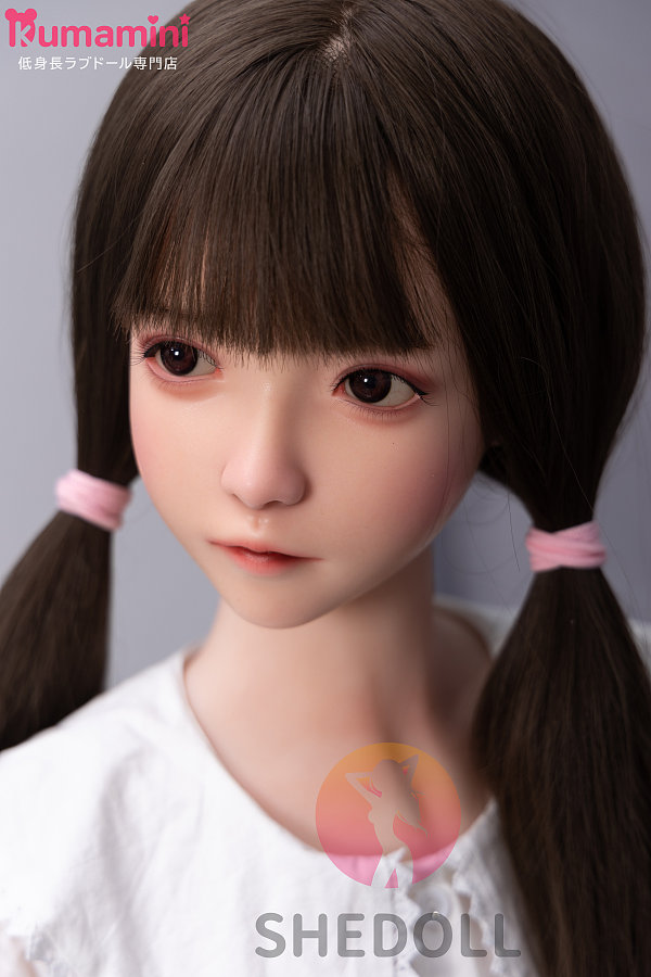 SHEDOLL 140cm Aカップ 洛伊（Luoyi) 清楚系リアルドール 白いワンピースとツインテールの美少女 ボディー材質など選択可能