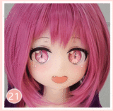 Aotume Doll #136ヘッド 145cm Bカップ ルルカ アニメコス 金髪ロング 二次元ダッチワイフ 宣伝画像はシリコンヘッド＋TPEボディ 素材選択可能