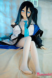 美脚アピール 制服スタイルのラブドール M1ヘッド Aotumedoll