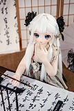 文字を書く姿 可愛いアダルトドール 120cm 白肌美少女