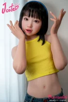 J-cute 137cm AGB37 幼澪ヘッド 黒髪ショート 短パン美少女 リアルラブドール フルシリコン製 カスタマイズ可能