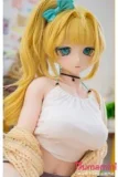 アニメドール ソフトビニール製ヘッド+TPE製ボディ WM Dolls 140cm Bカップ Y011ヘッド 金髪