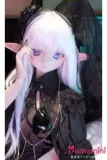 アニメドール ソフトビニール製ヘッド+TPE製ボディ WM Dolls 140cm Bカップ Y011ヘッド 金髪