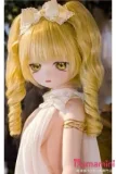 アニメドール ソフトビニール製ヘッド+TPE製ボディ WM Dolls 140cm Bカップ Y011ヘッド 金髪