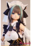 アニメドール ソフトビニール製ヘッド+TPE製ボディ WM Dolls 140cm Bカップ Y011ヘッド 金髪