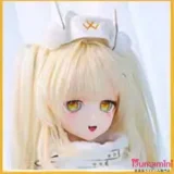 アニメドール ソフトビニール製ヘッド+TPE製ボディ WM Dolls 140cm Bカップ Y011ヘッド 金髪