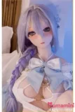 アニメドール ソフトビニール製ヘッド+TPE製ボディ WM Dolls 140cm Bカップ Y011ヘッド 金髪